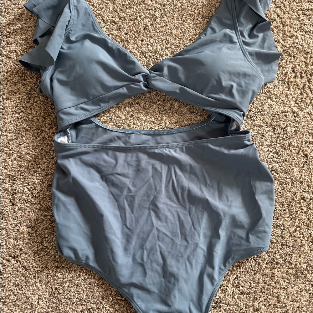 Kids Blue One Piece Swimsuit
